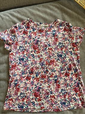 Marine Layer Multicolor Floral Crew Tee